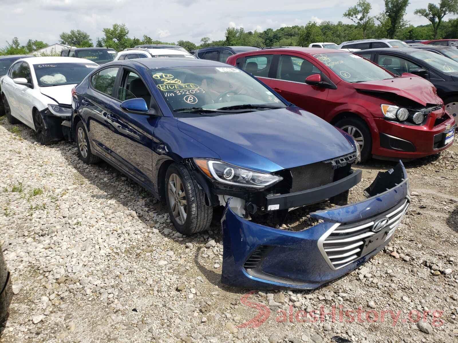 5NPD84LF6JH352053 2018 HYUNDAI ELANTRA