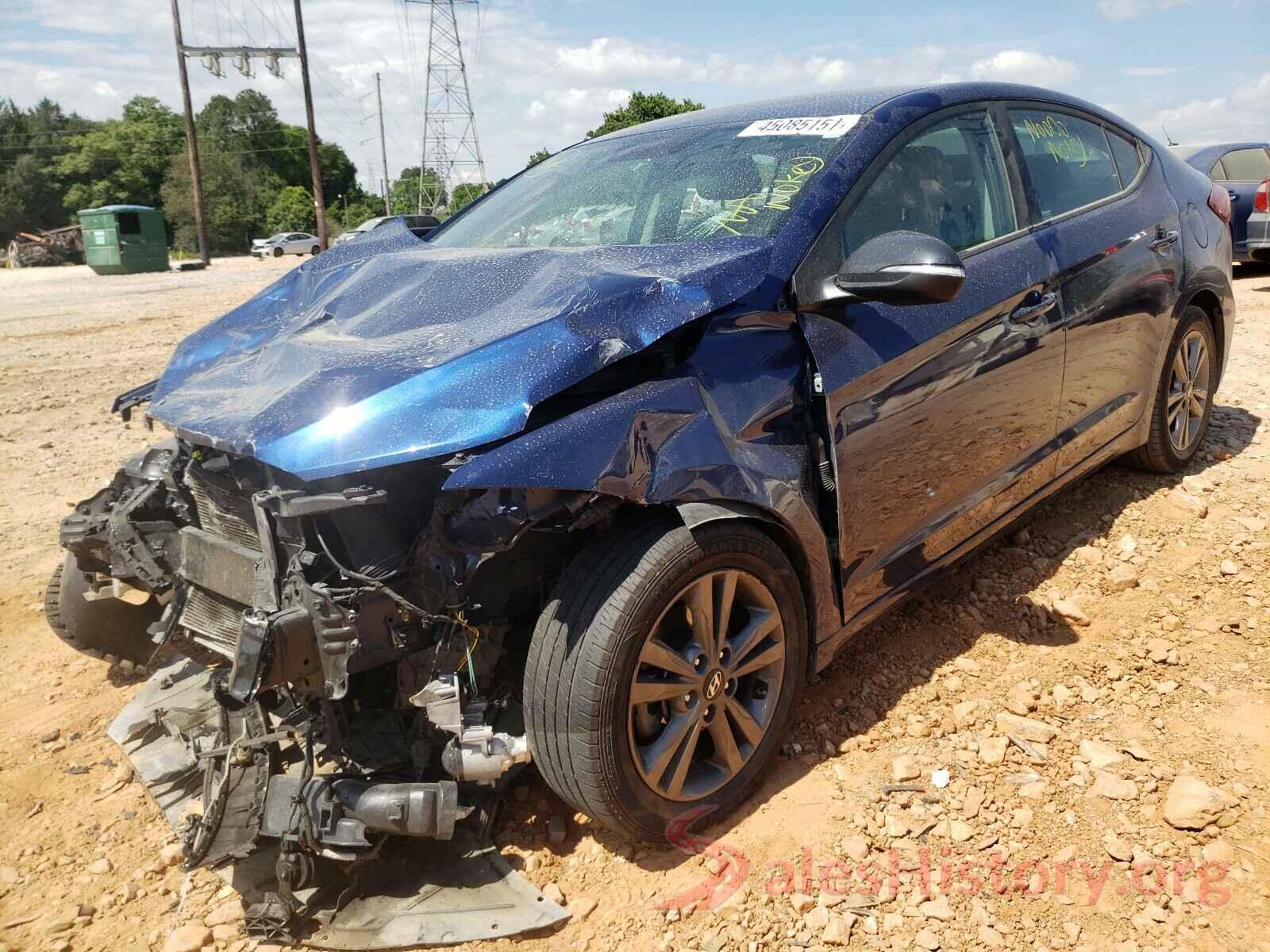 5NPD84LF8JH232870 2018 HYUNDAI ELANTRA