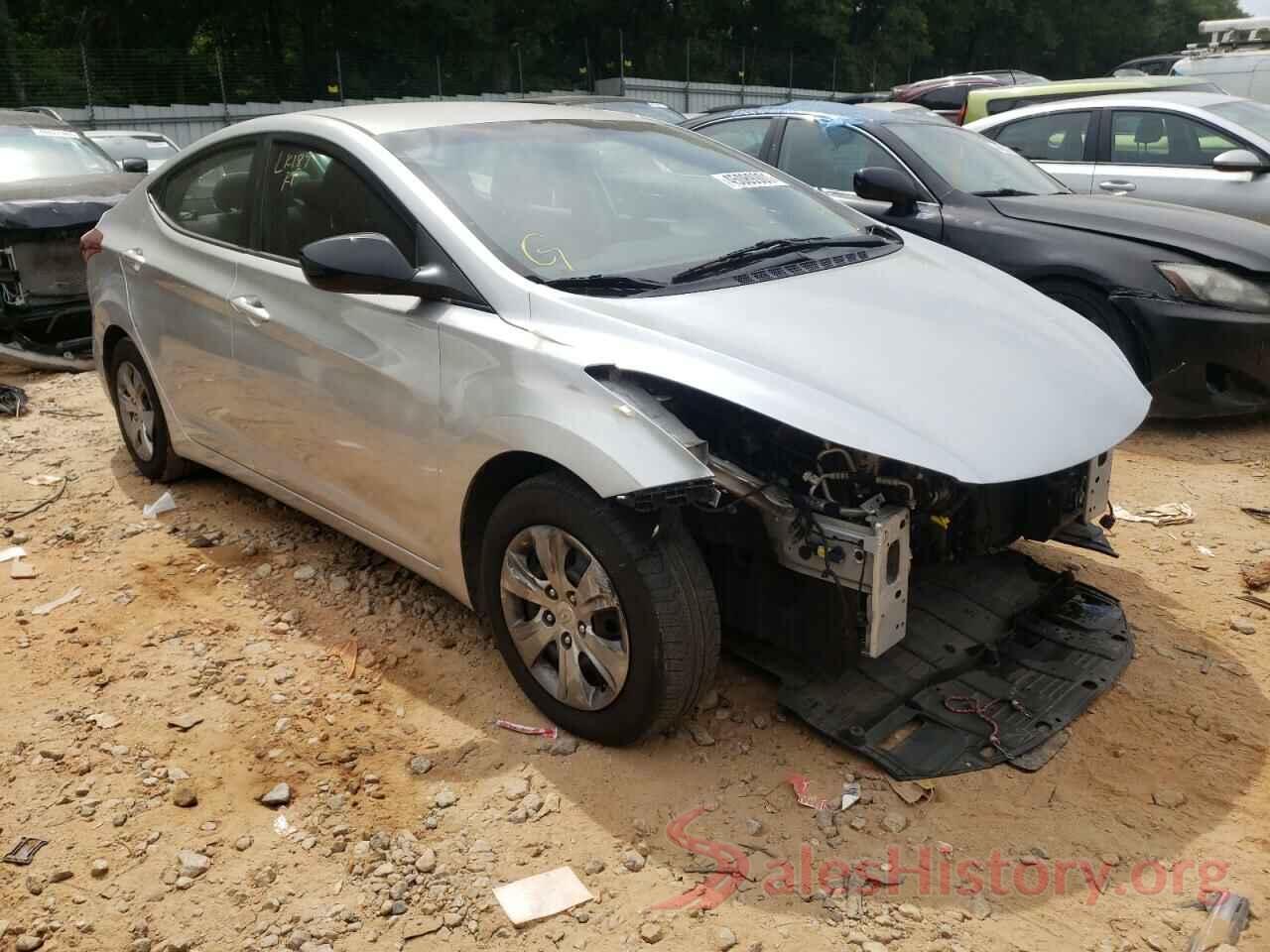 5NPDH4AE7GH733302 2016 HYUNDAI ELANTRA