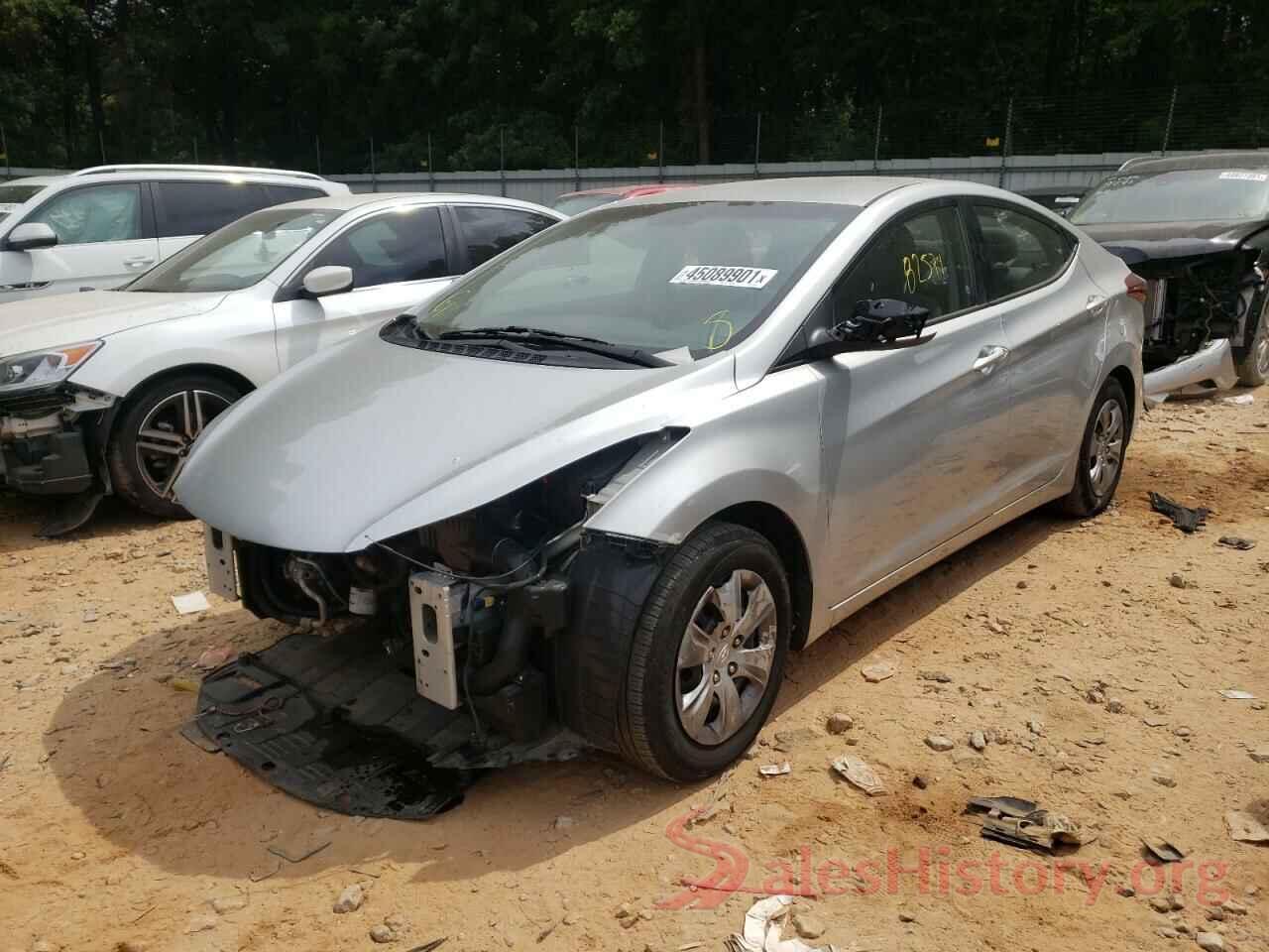 5NPDH4AE7GH733302 2016 HYUNDAI ELANTRA