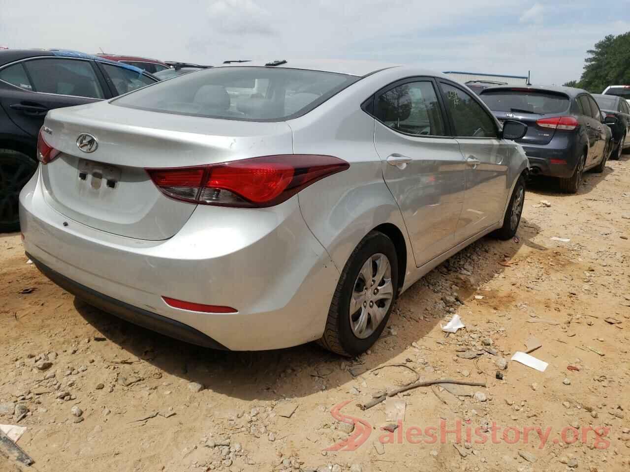 5NPDH4AE7GH733302 2016 HYUNDAI ELANTRA