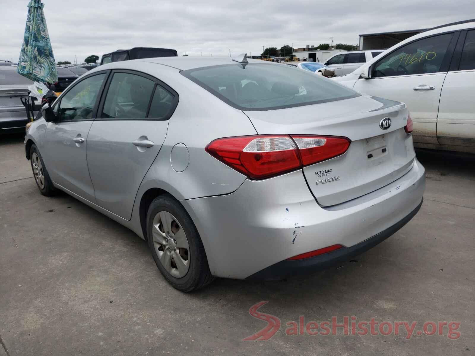 KNAFK4A67G5562955 2016 KIA FORTE