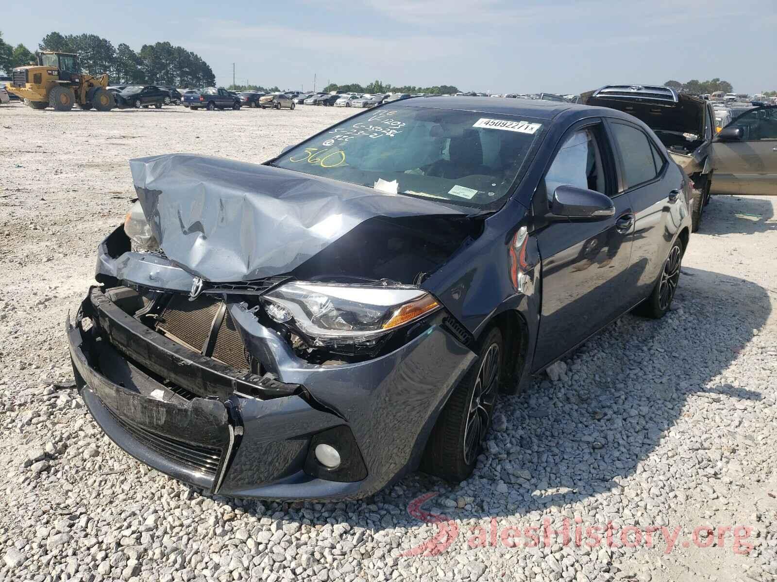 5YFBURHE6GP501203 2016 TOYOTA COROLLA