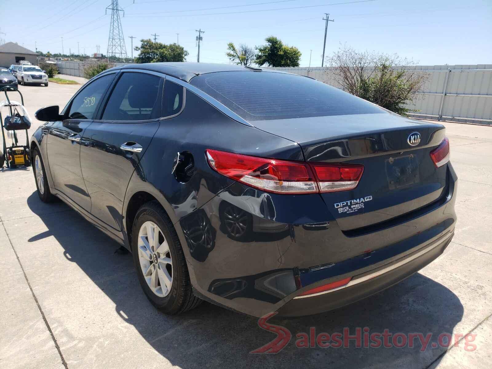 KNAGT4L30G5075827 2016 KIA OPTIMA