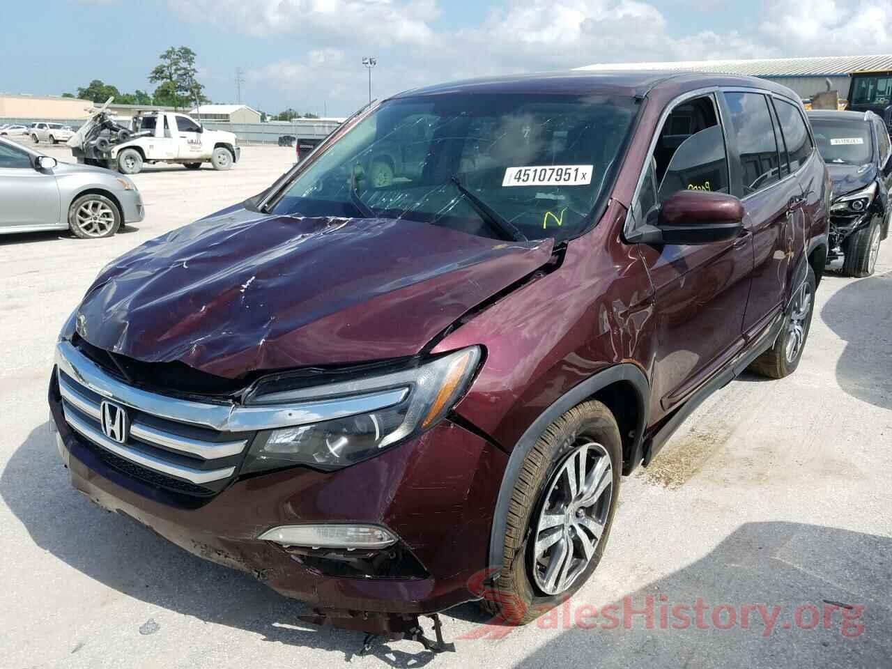 5FNYF5H31HB006318 2017 HONDA PILOT