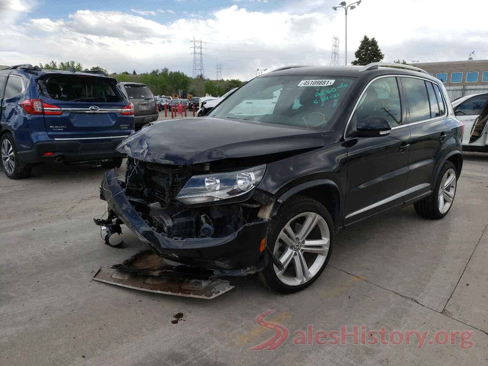 WVGBV7AX6GW009111 2016 VOLKSWAGEN TIGUAN