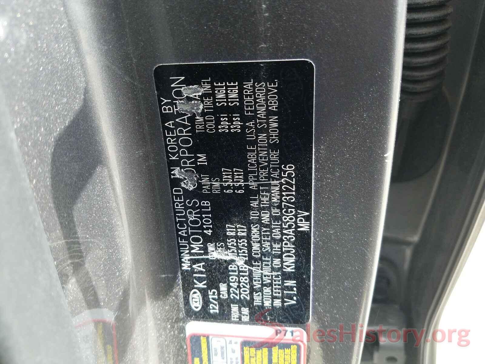 KNDJP3A58G7312256 2016 KIA SOUL