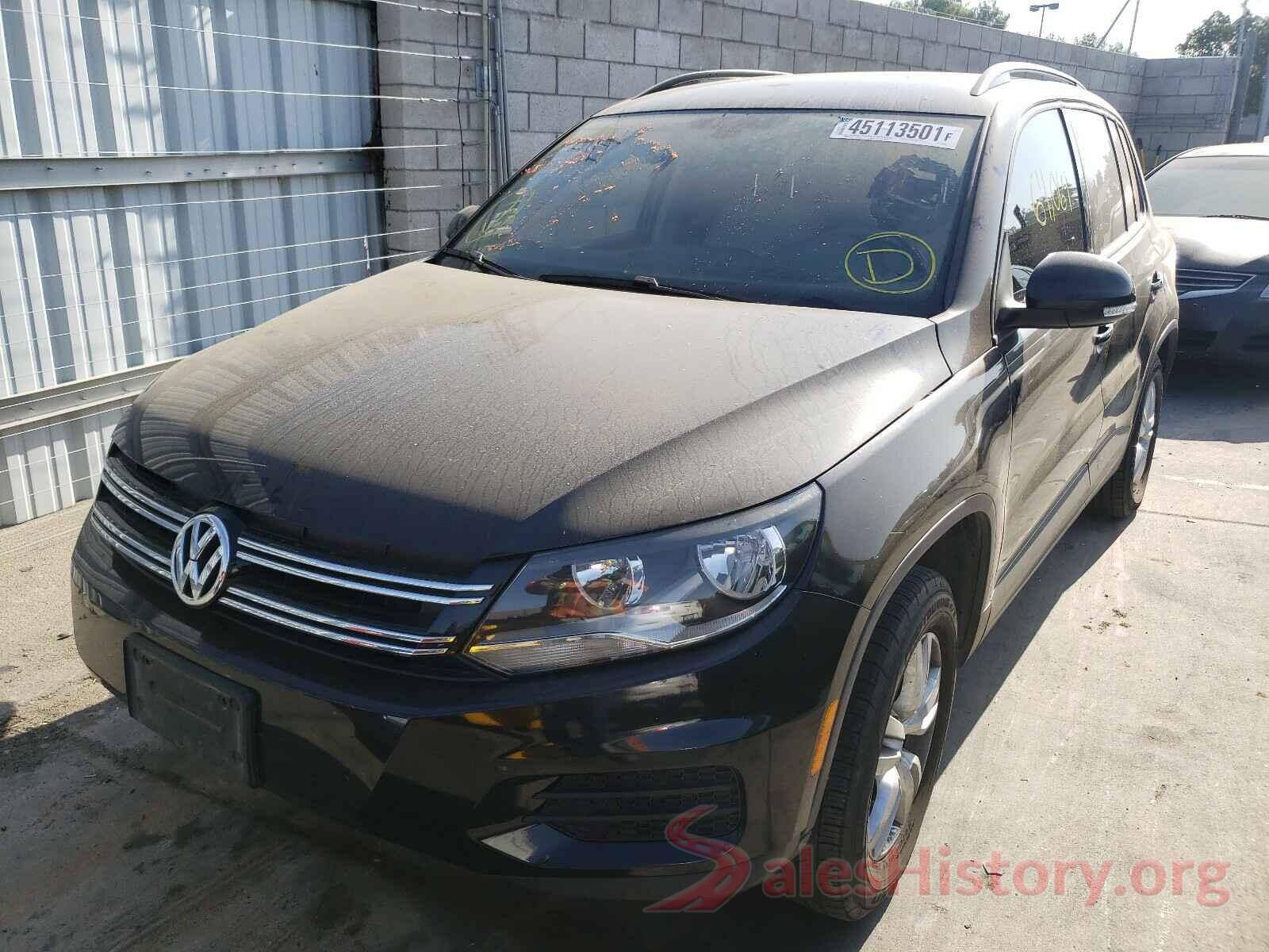 WVGAV7AX3HK005392 2017 VOLKSWAGEN TIGUAN