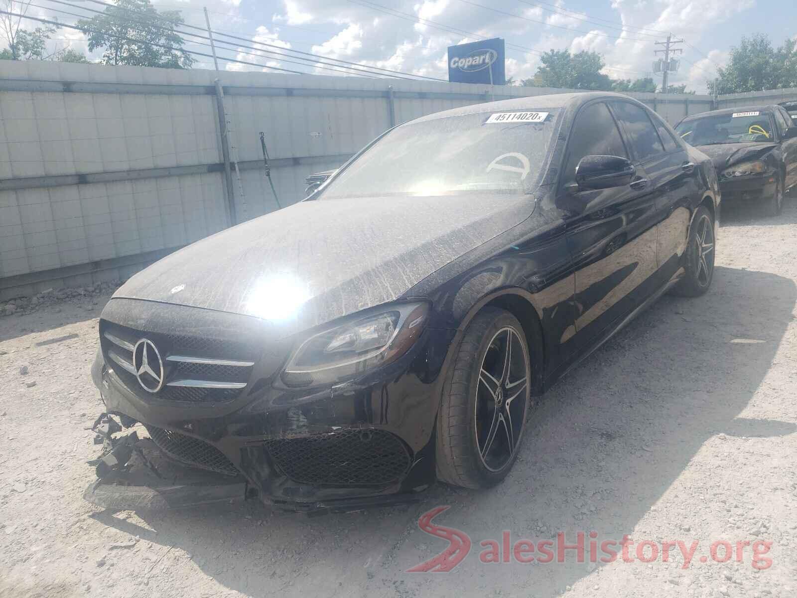 55SWF4KB3HU213373 2017 MERCEDES-BENZ C CLASS