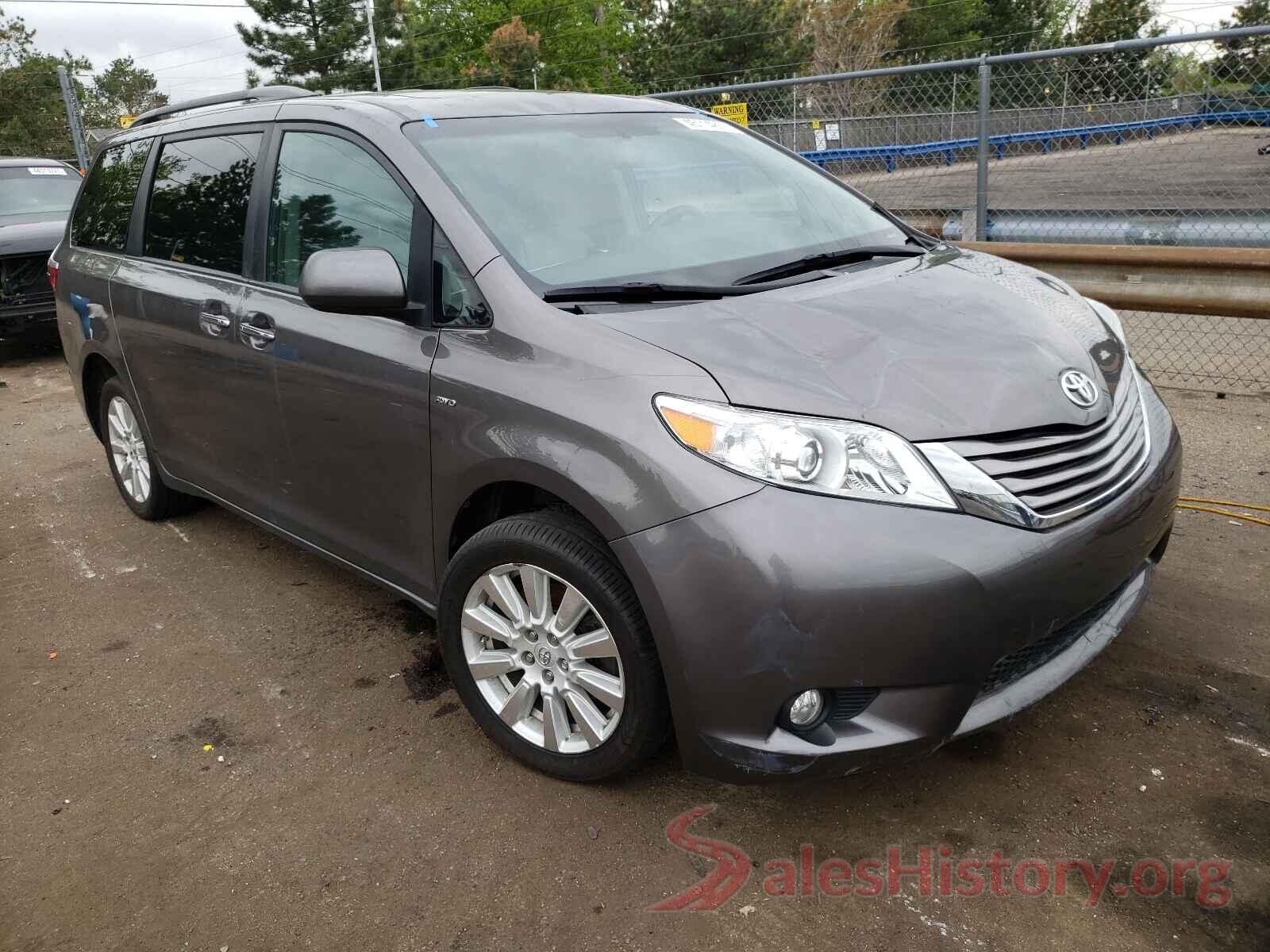 5TDDZ3DC3HS186476 2017 TOYOTA SIENNA