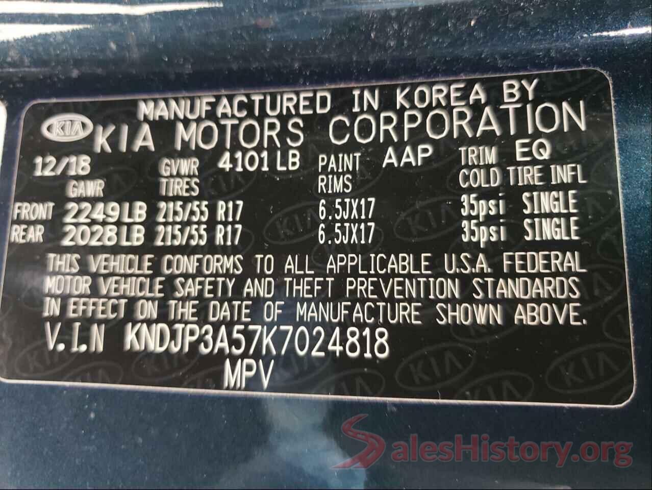 KNDJP3A57K7024818 2019 KIA SOUL