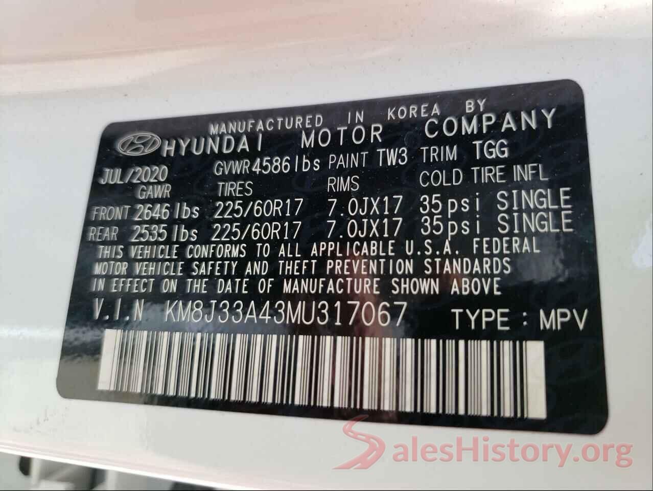 KM8J33A43MU317067 2021 HYUNDAI ELANTRA