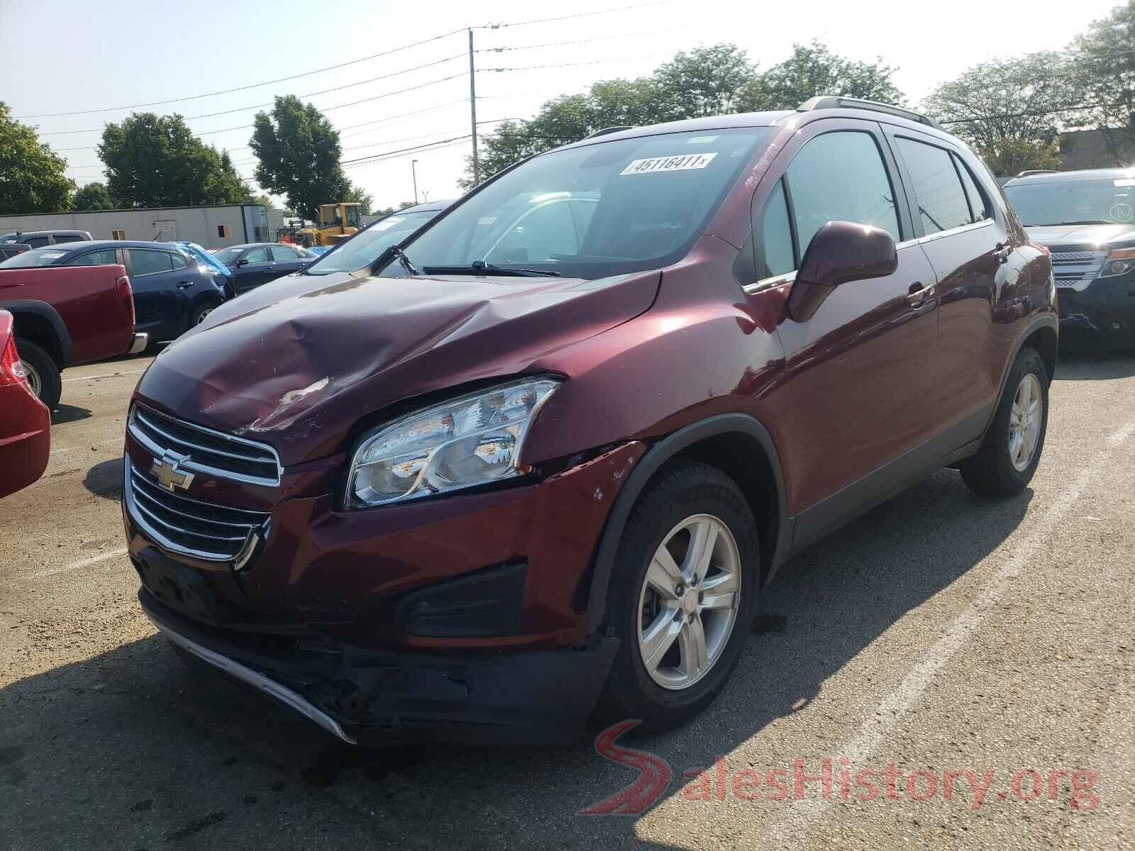 3GNCJLSB7GL261768 2016 CHEVROLET TRAX