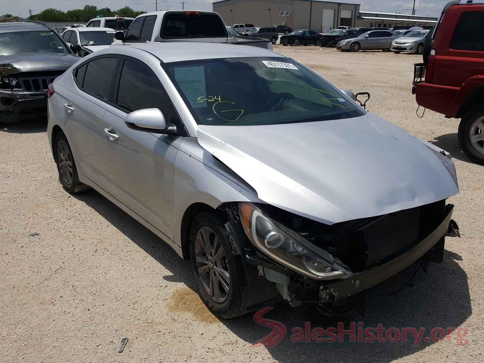 KMHD84LF1JU705932 2018 HYUNDAI ELANTRA