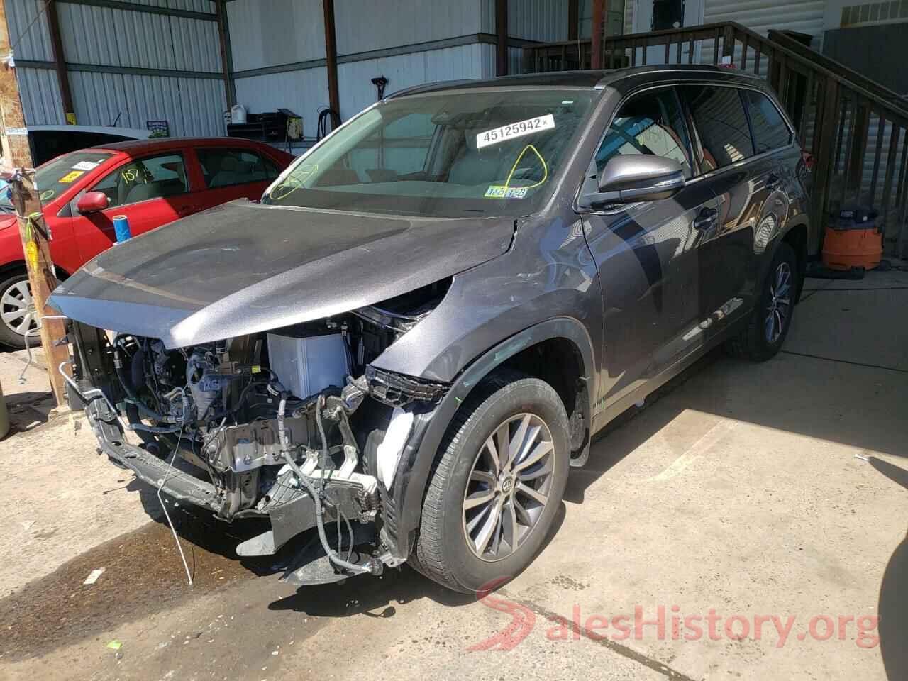 5TDJZRFH7KS578818 2019 TOYOTA HIGHLANDER