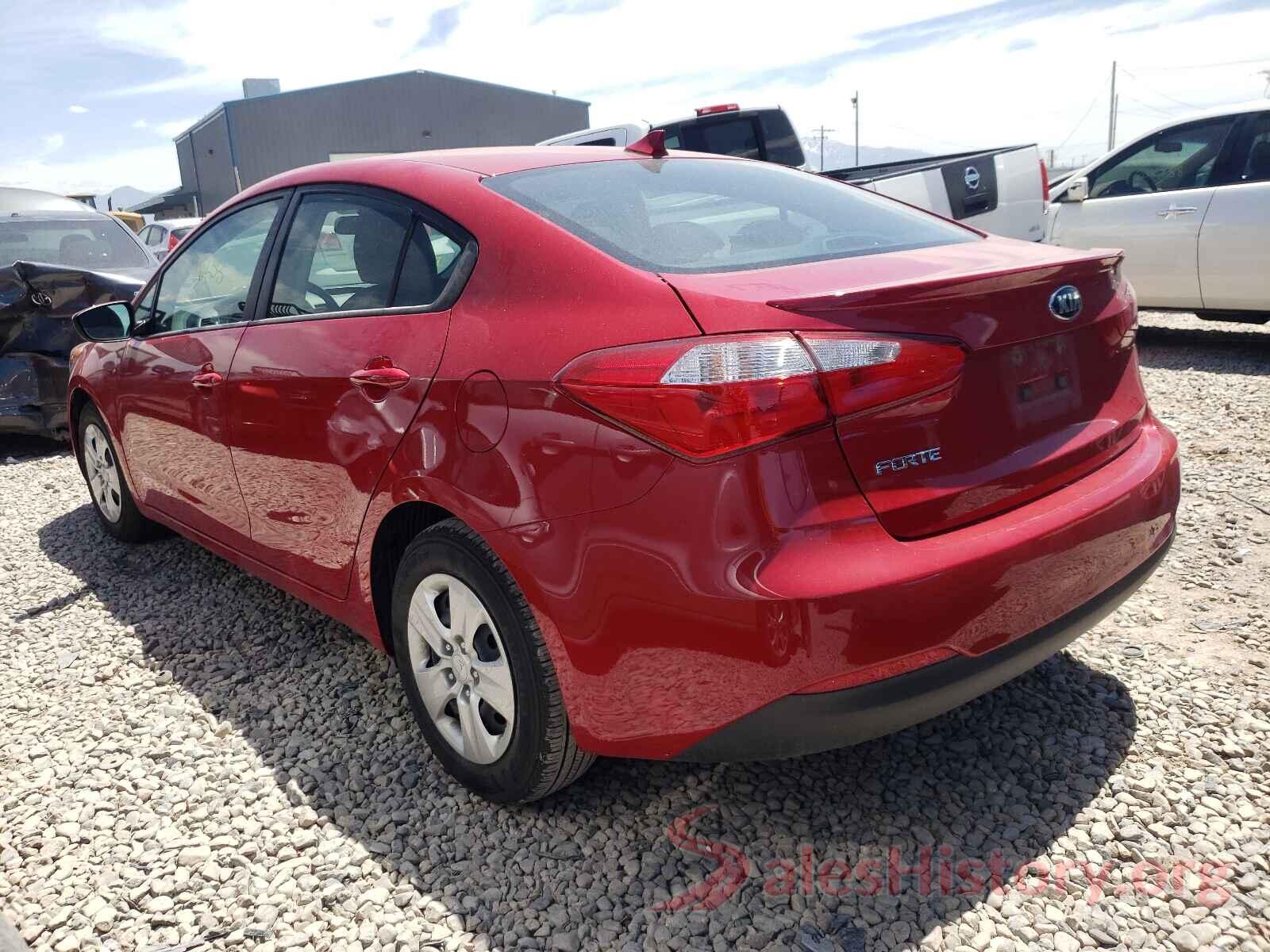 KNAFK4A67G5555049 2016 KIA FORTE