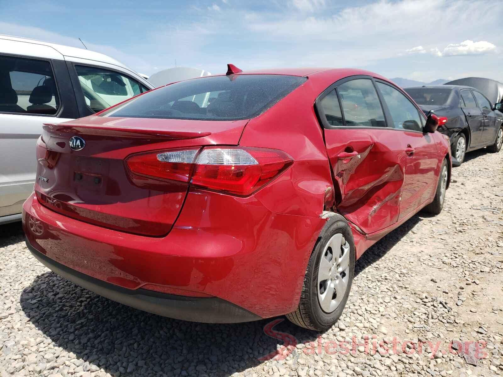 KNAFK4A67G5555049 2016 KIA FORTE