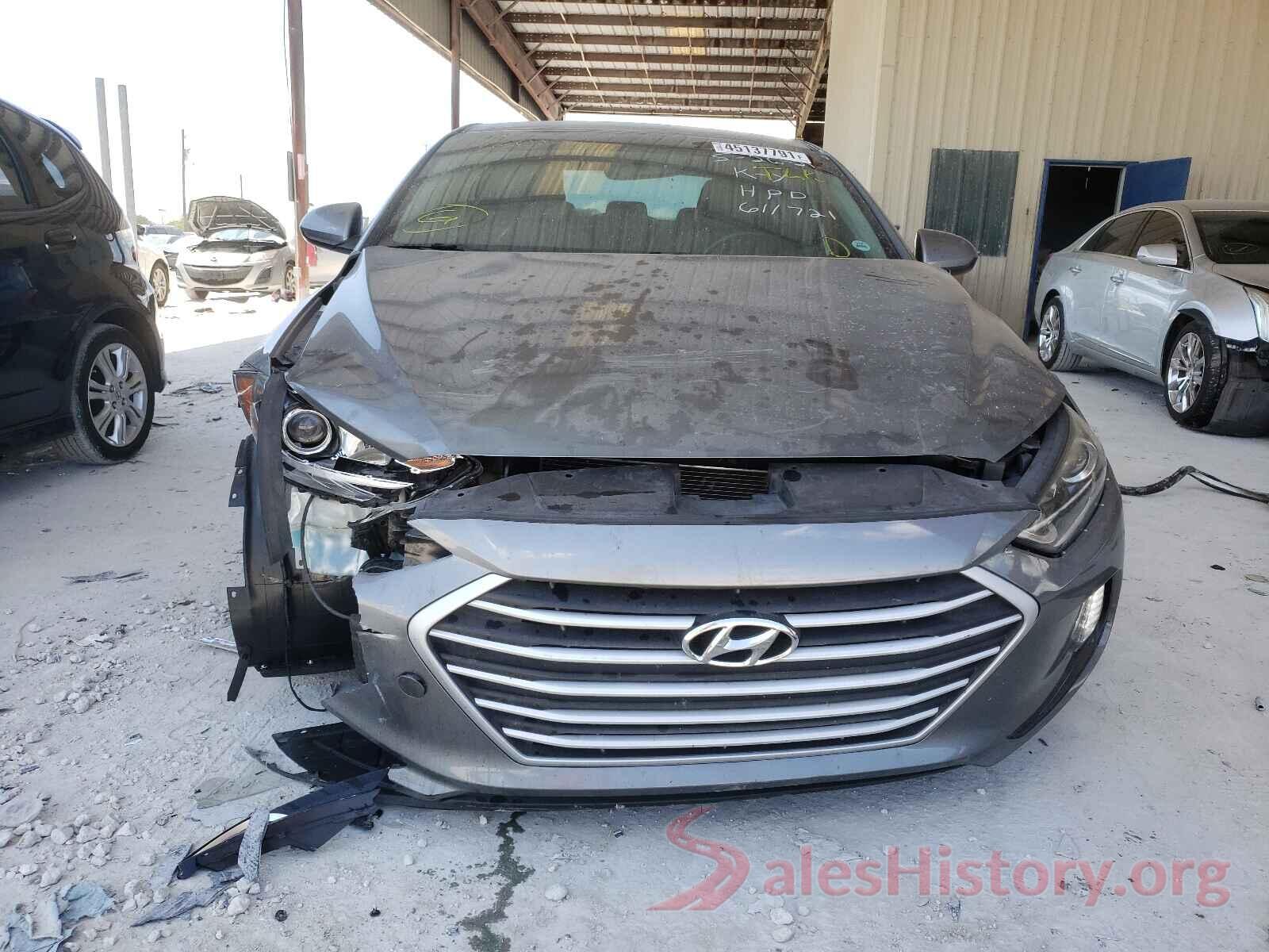 KMHD84LF0JU611721 2018 HYUNDAI ELANTRA