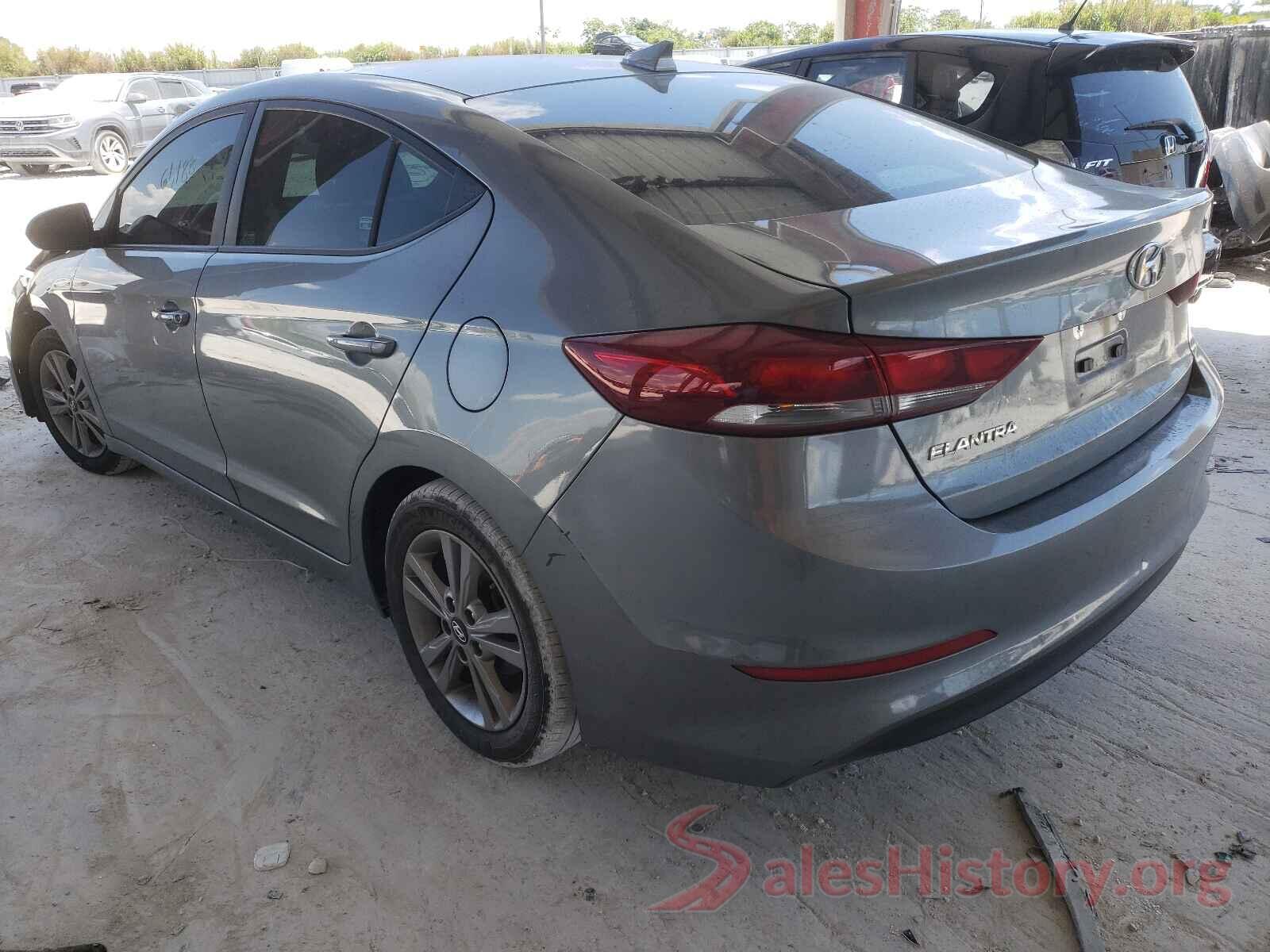 KMHD84LF0JU611721 2018 HYUNDAI ELANTRA