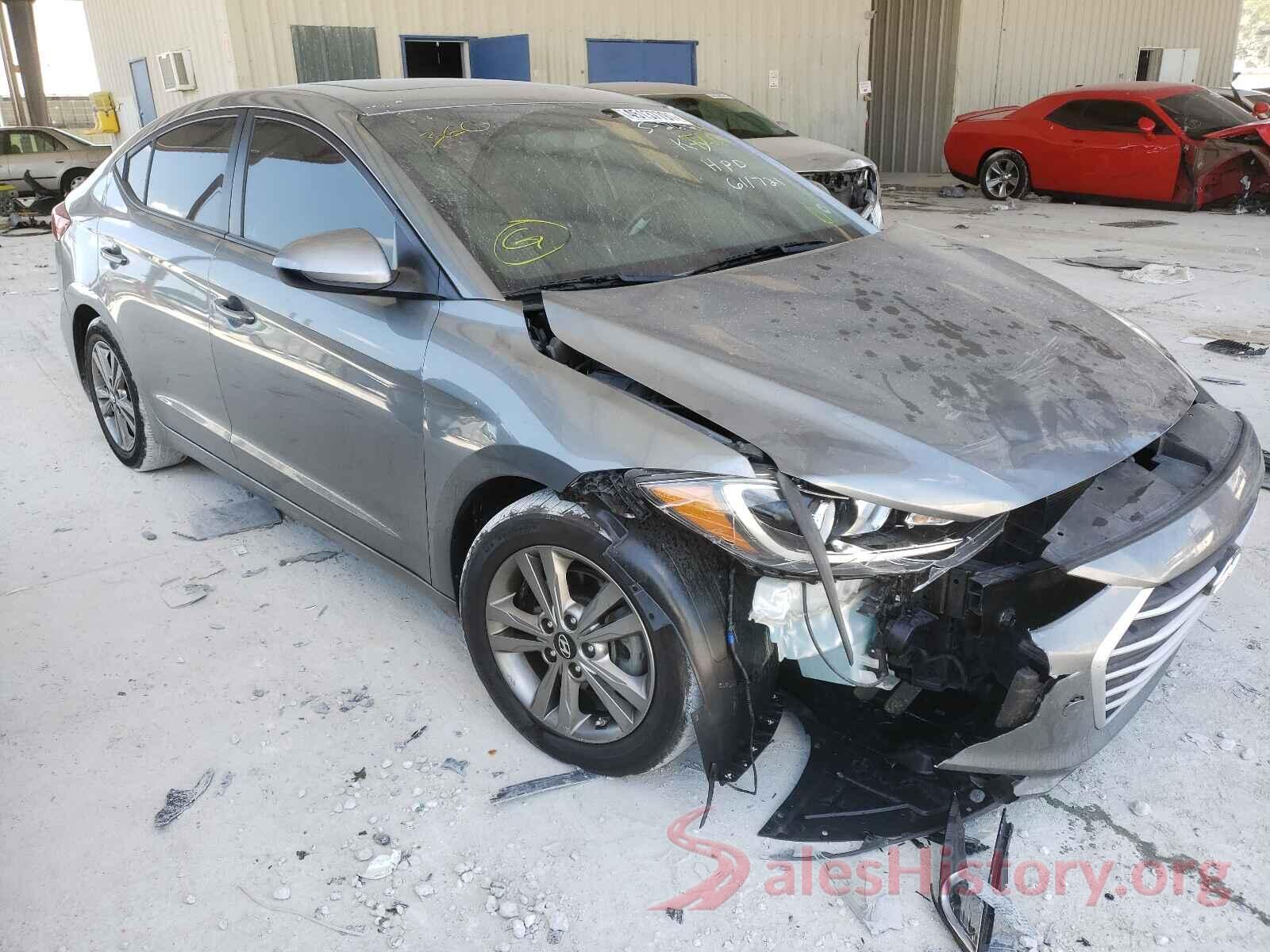 KMHD84LF0JU611721 2018 HYUNDAI ELANTRA