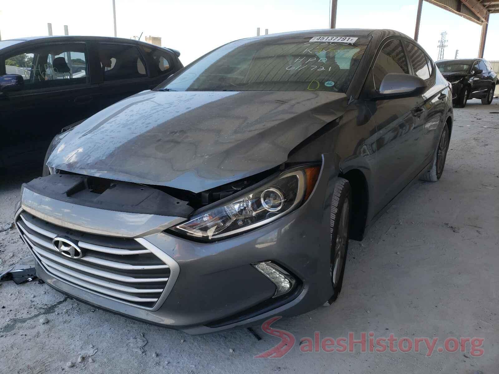 KMHD84LF0JU611721 2018 HYUNDAI ELANTRA