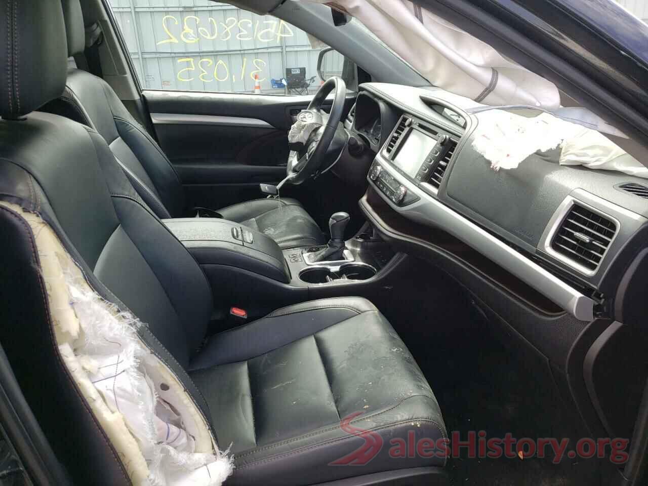 5TDJZRFH9KS592249 2019 TOYOTA HIGHLANDER