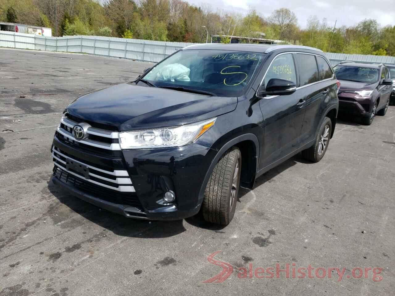 5TDJZRFH9KS592249 2019 TOYOTA HIGHLANDER