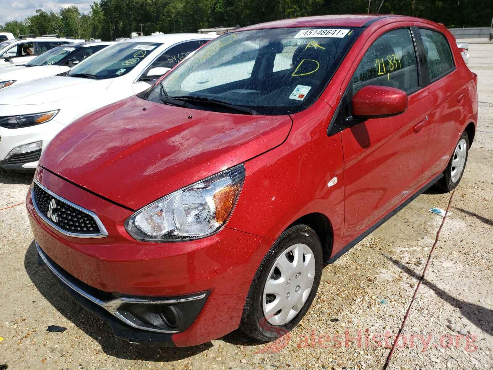 ML32A3HJ9KH007945 2019 MITSUBISHI MIRAGE