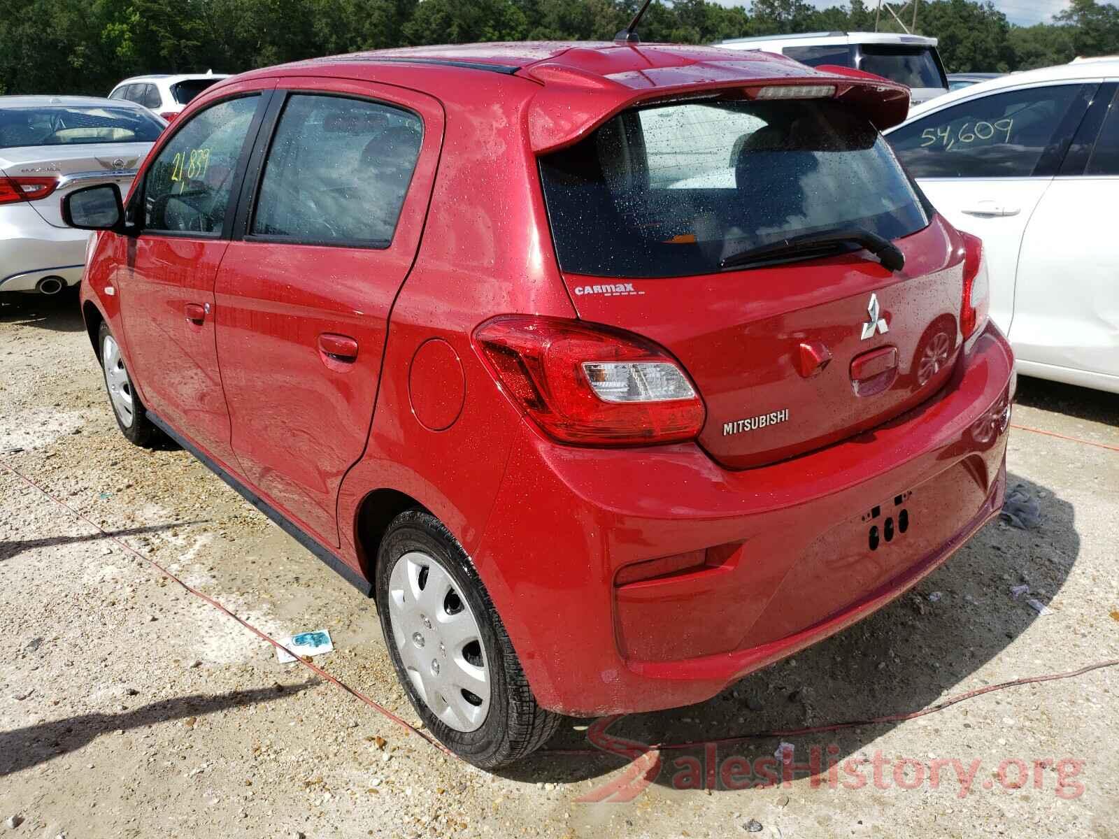 ML32A3HJ9KH007945 2019 MITSUBISHI MIRAGE