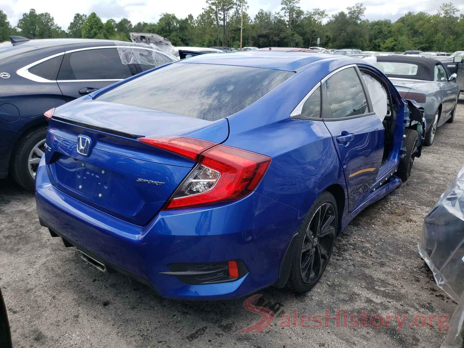 2HGFC2F86KH606929 2019 HONDA CIVIC