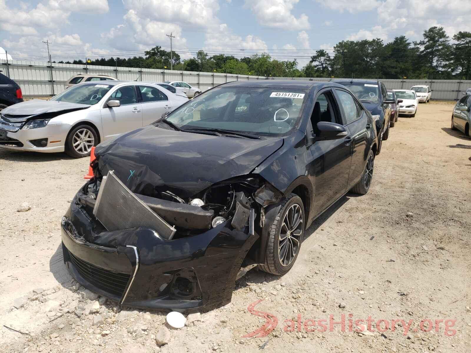 5YFBURHE4GP372944 2016 TOYOTA COROLLA