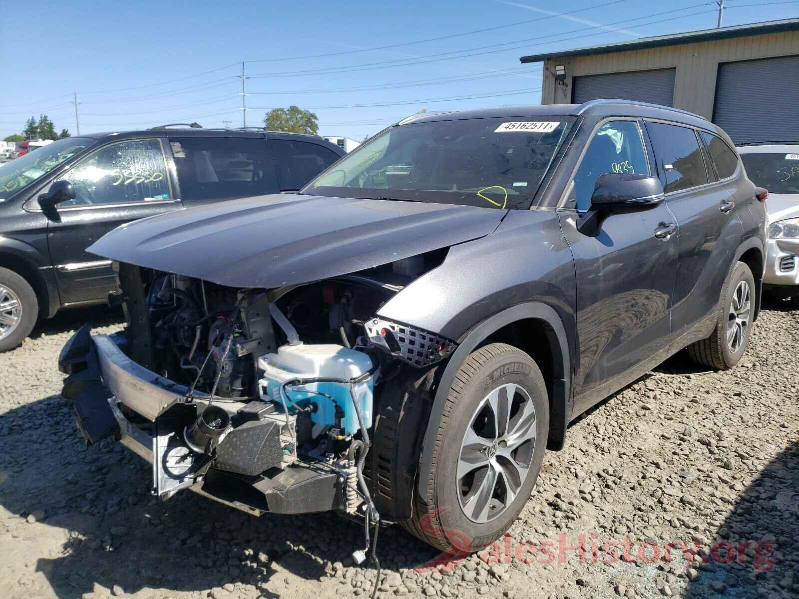 5TDGZRBH8MS525418 2021 TOYOTA HIGHLANDER