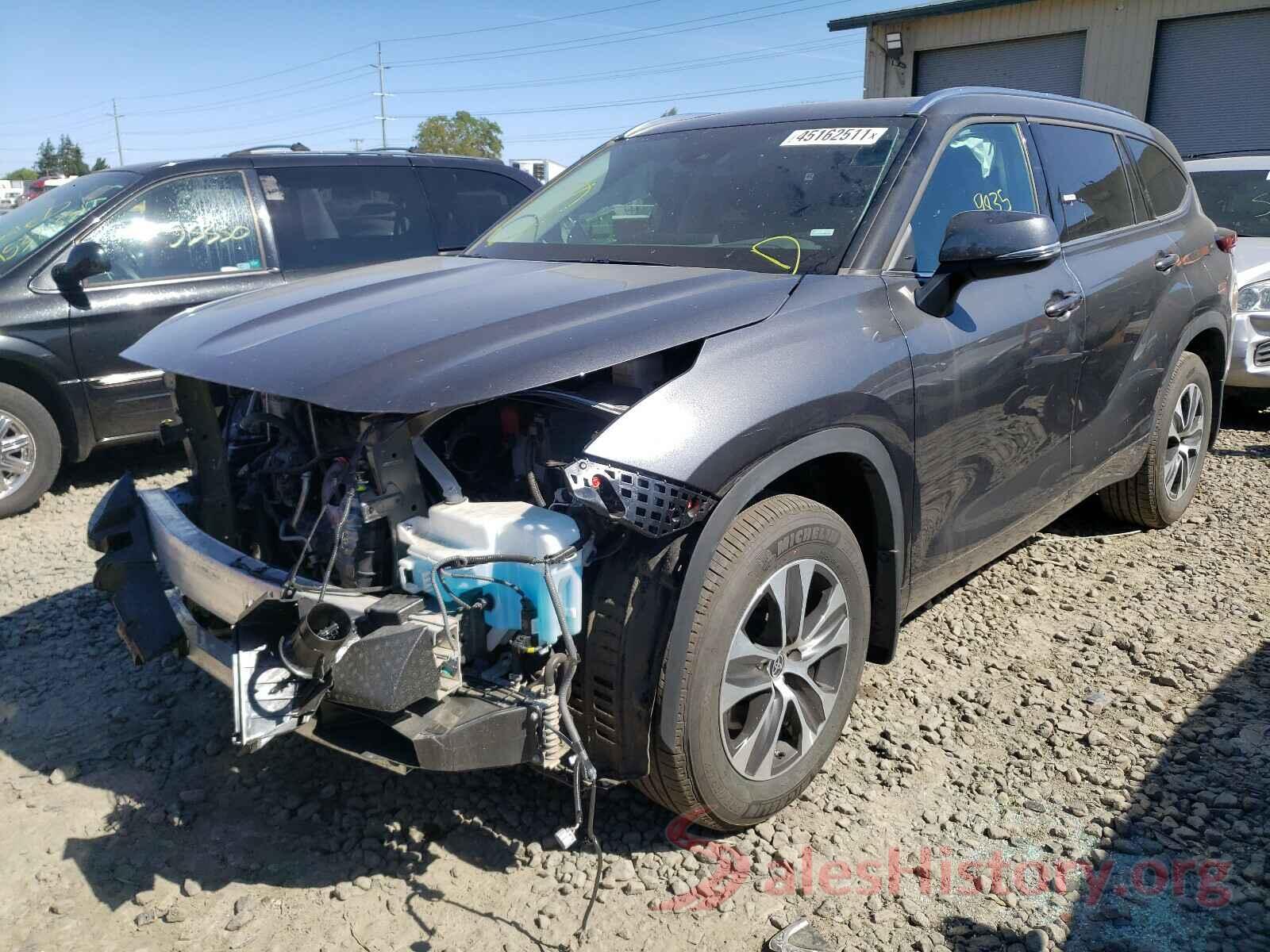 5TDGZRBH8MS525418 2021 TOYOTA HIGHLANDER