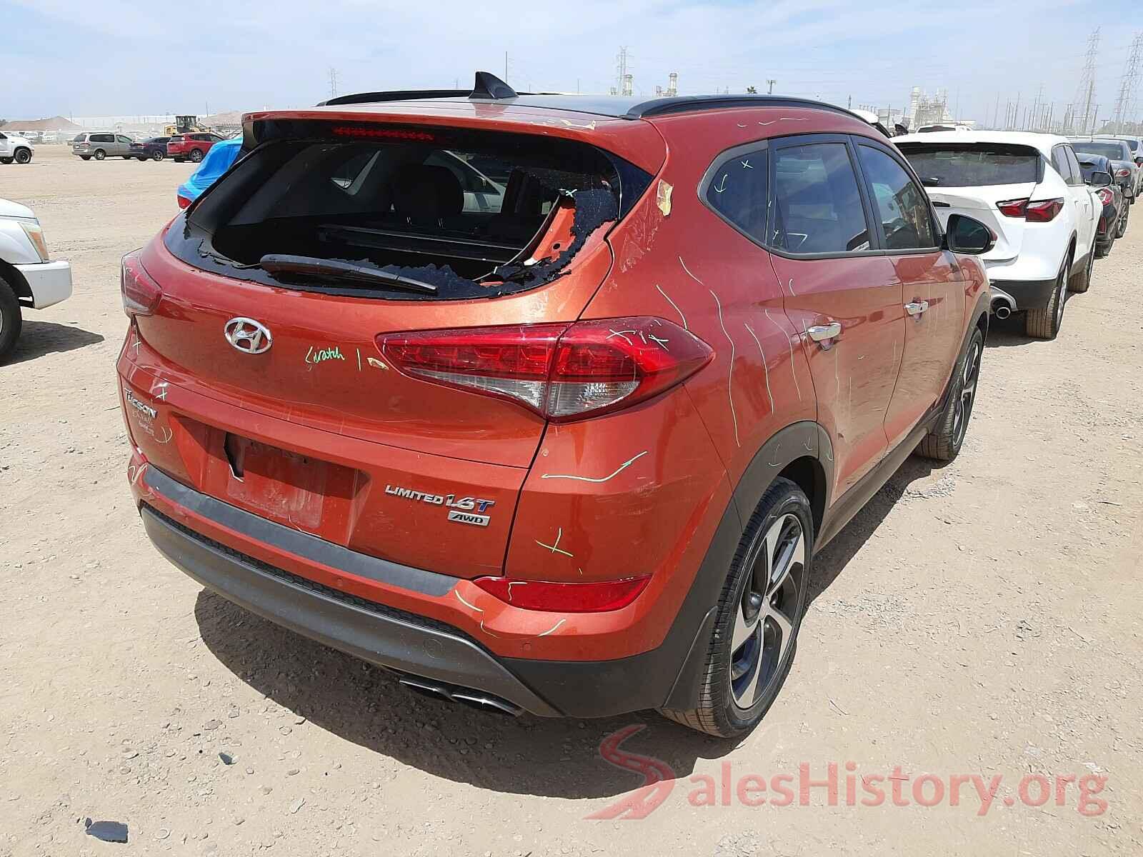 KM8J3CA27GU087570 2016 HYUNDAI TUCSON