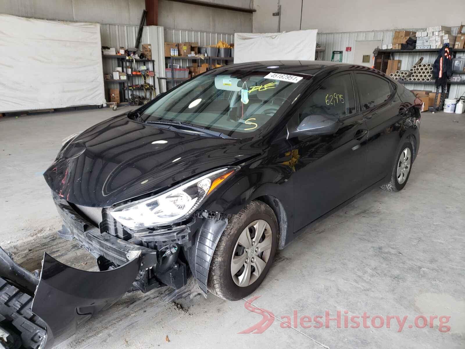 5NPDH4AE9GH781822 2016 HYUNDAI ELANTRA