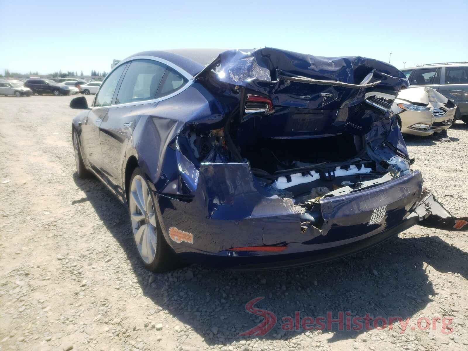 5YJ3E1EB5JF106283 2018 TESLA MODEL 3