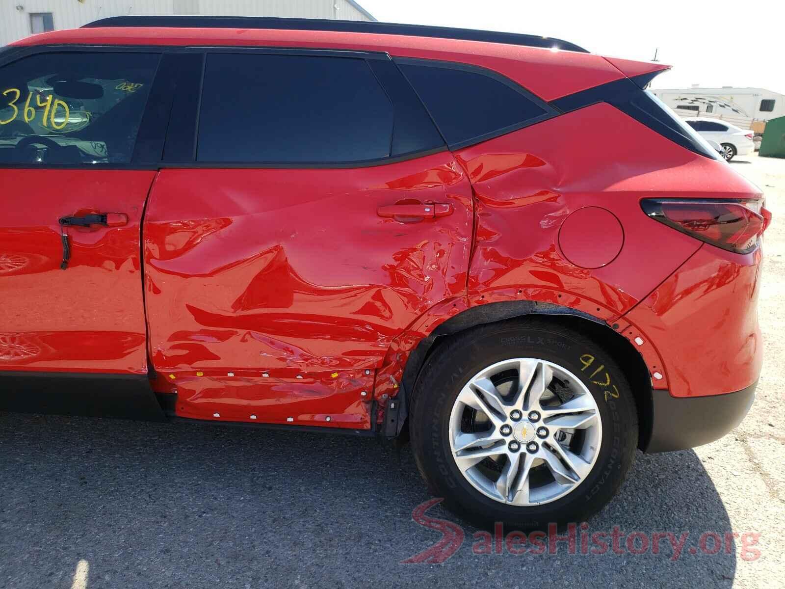 3GNKBDRSXKS654067 2019 CHEVROLET BLAZER 3LT