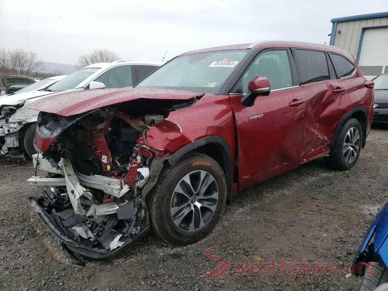 5TDHBRCH3MS517203 2021 TOYOTA HIGHLANDER