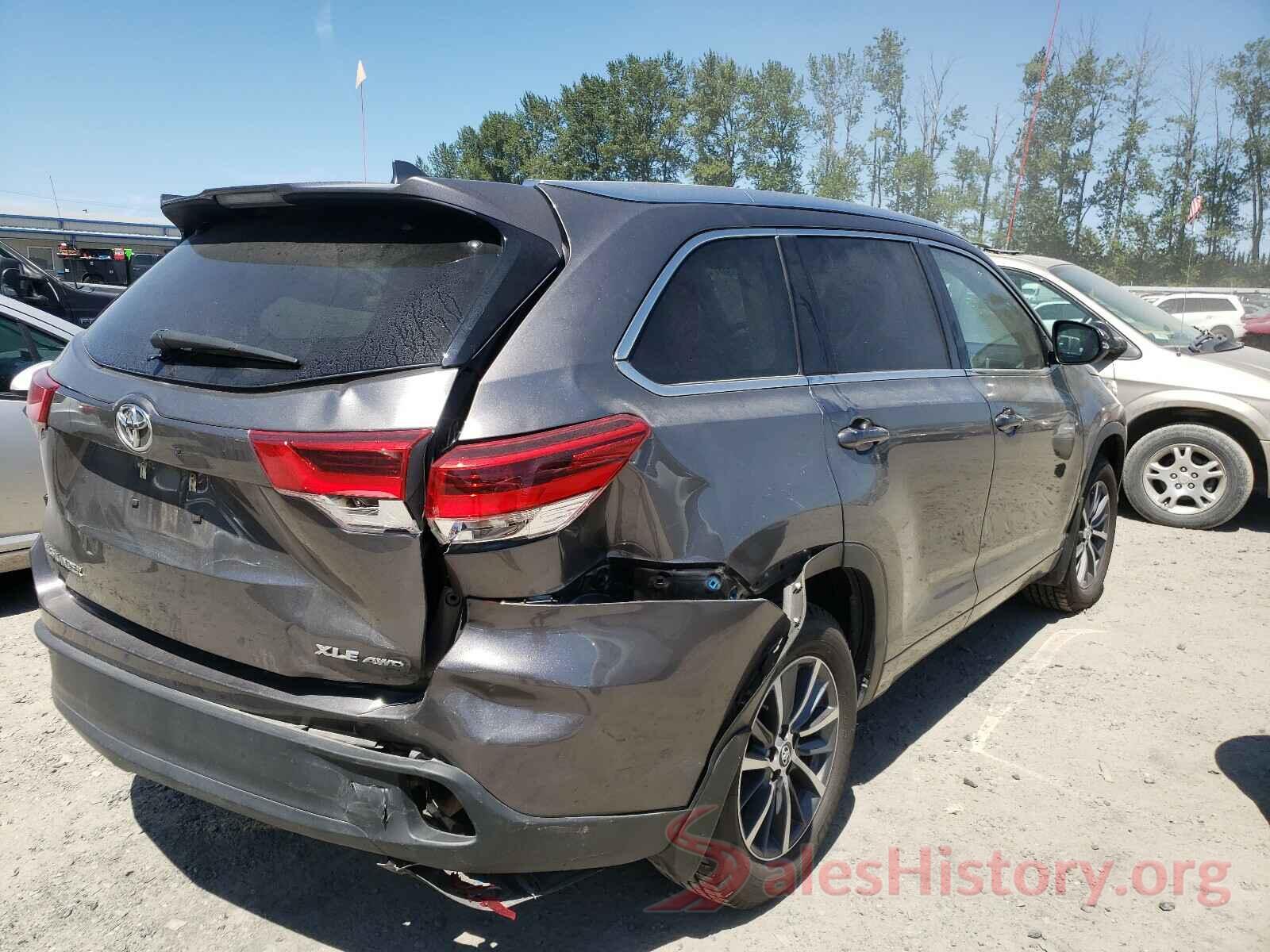 5TDJZRFH6JS556355 2018 TOYOTA HIGHLANDER