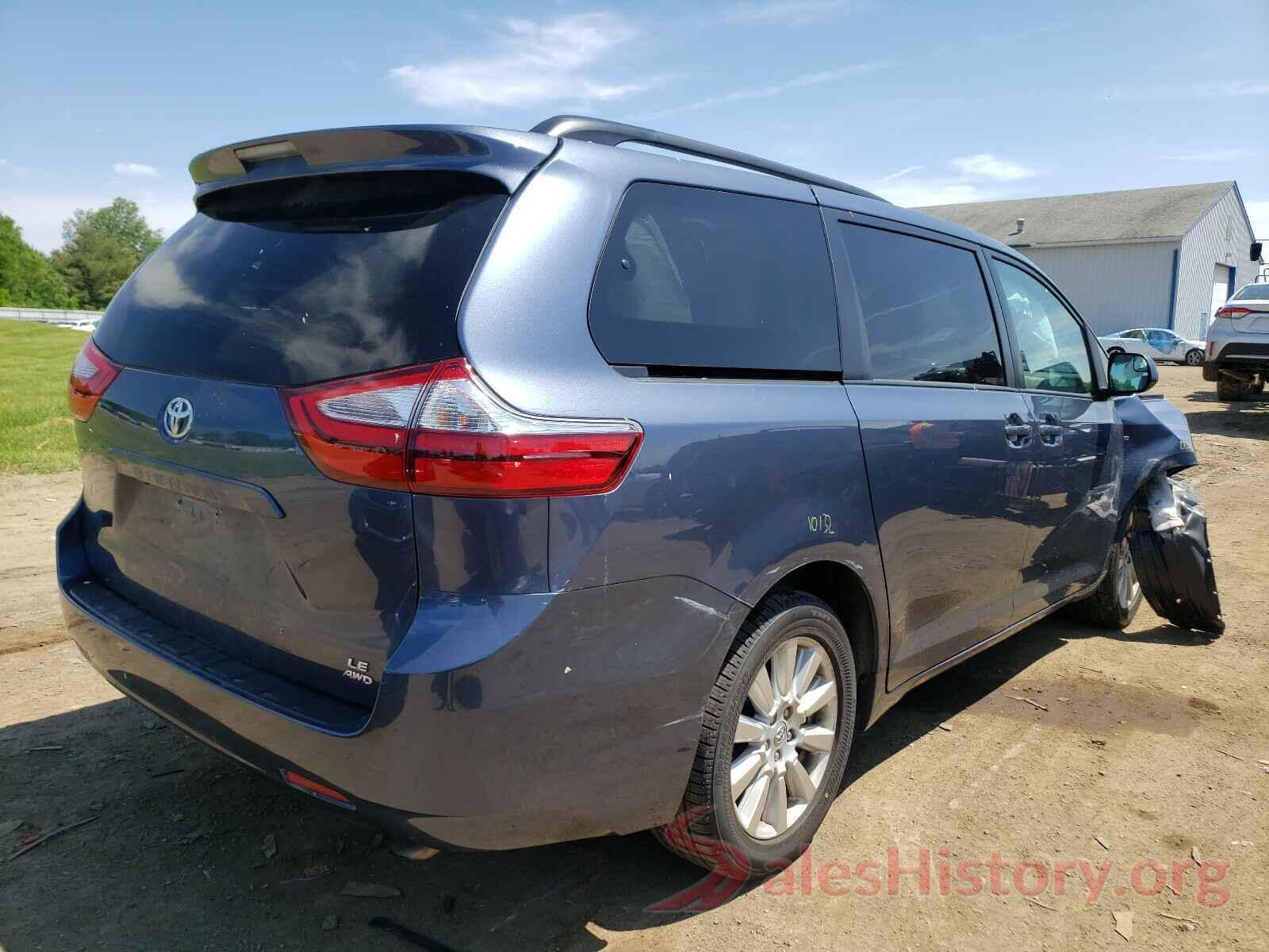 5TDJZ3DC0HS156905 2017 TOYOTA SIENNA