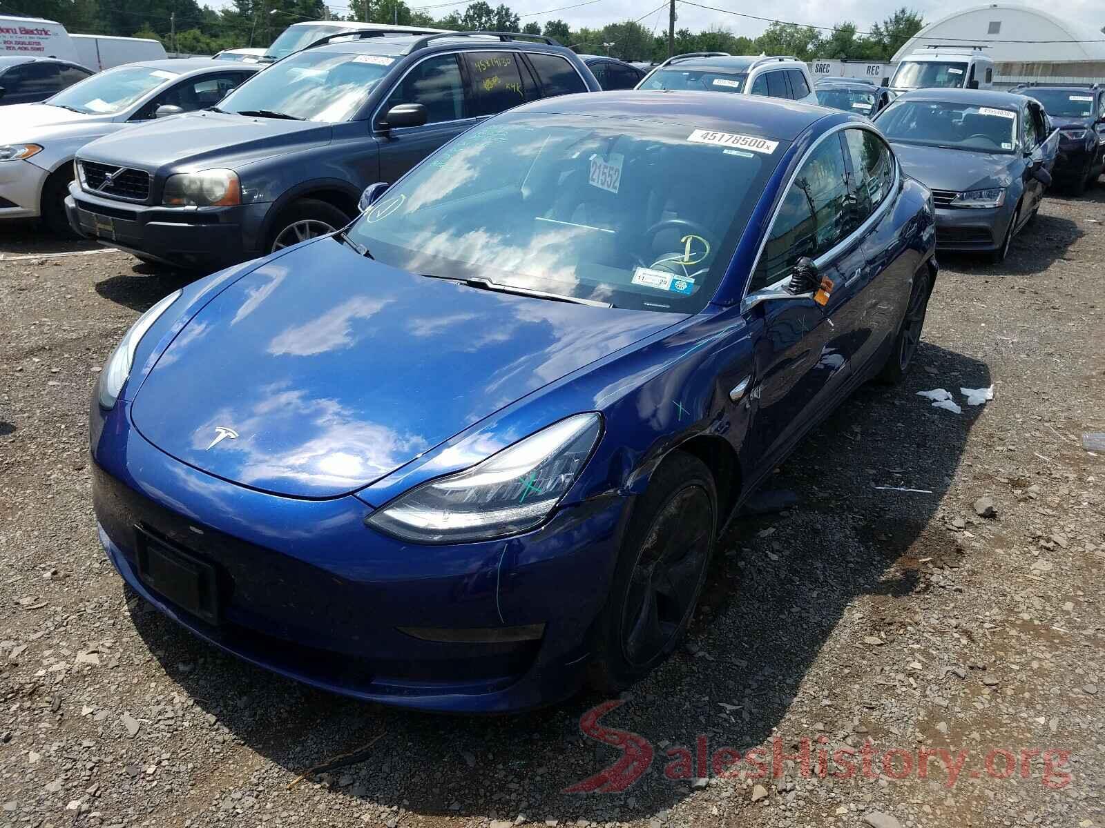 5YJ3E1EB1JF120455 2018 TESLA MODEL 3