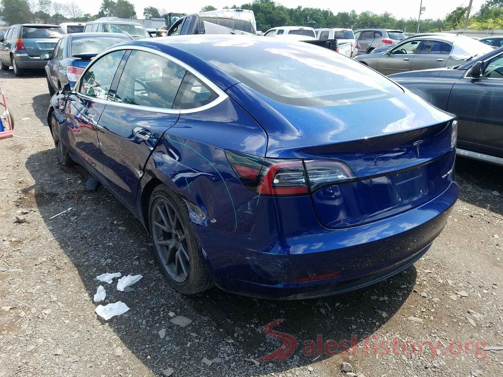 5YJ3E1EB1JF120455 2018 TESLA MODEL 3