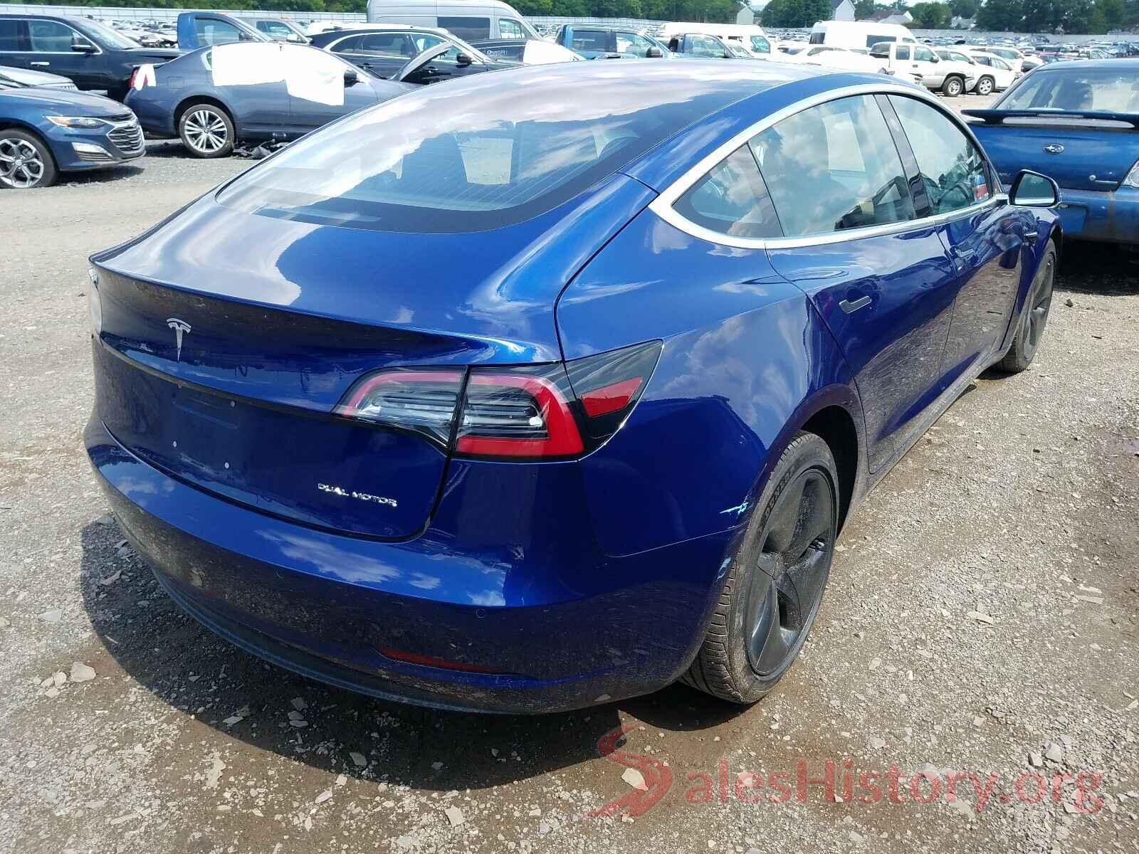 5YJ3E1EB1JF120455 2018 TESLA MODEL 3