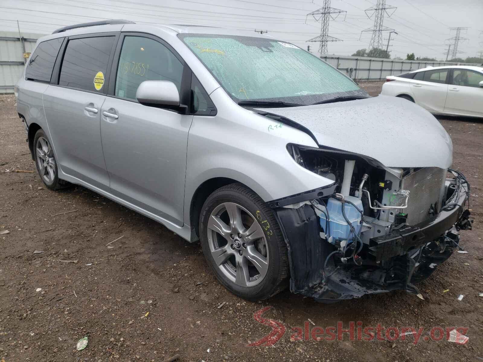 5TDXZ3DC4KS981461 2019 TOYOTA SIENNA