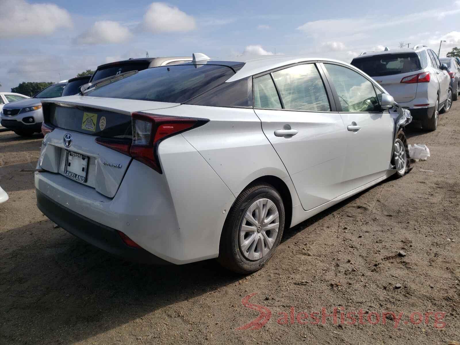 JTDKAMFU5M3143411 2021 TOYOTA PRIUS