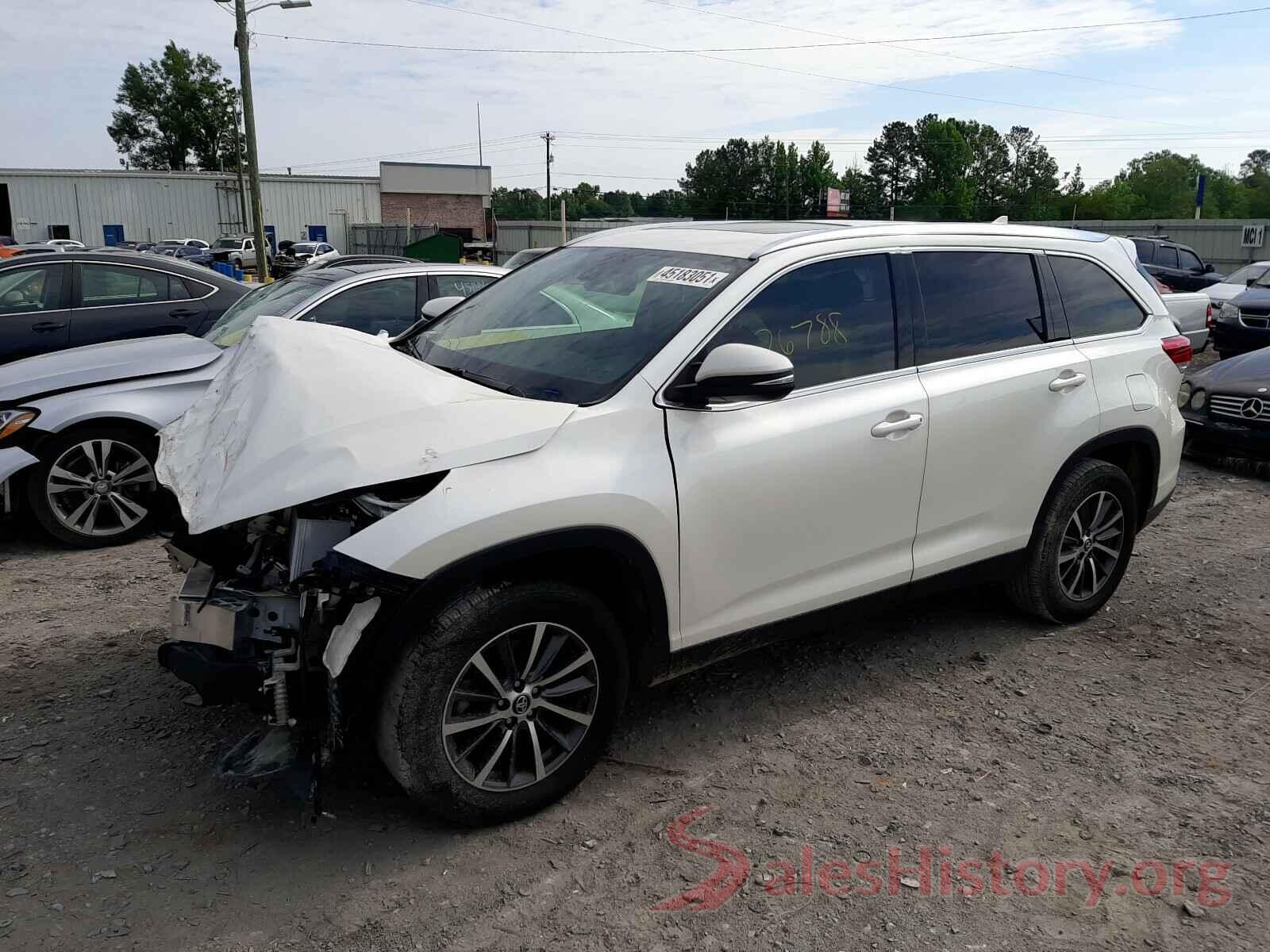 5TDKZRFH3KS312071 2019 TOYOTA HIGHLANDER