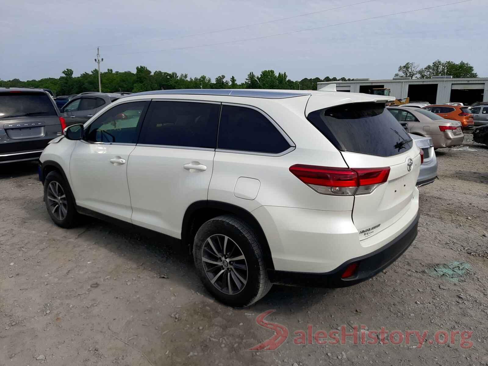 5TDKZRFH3KS312071 2019 TOYOTA HIGHLANDER