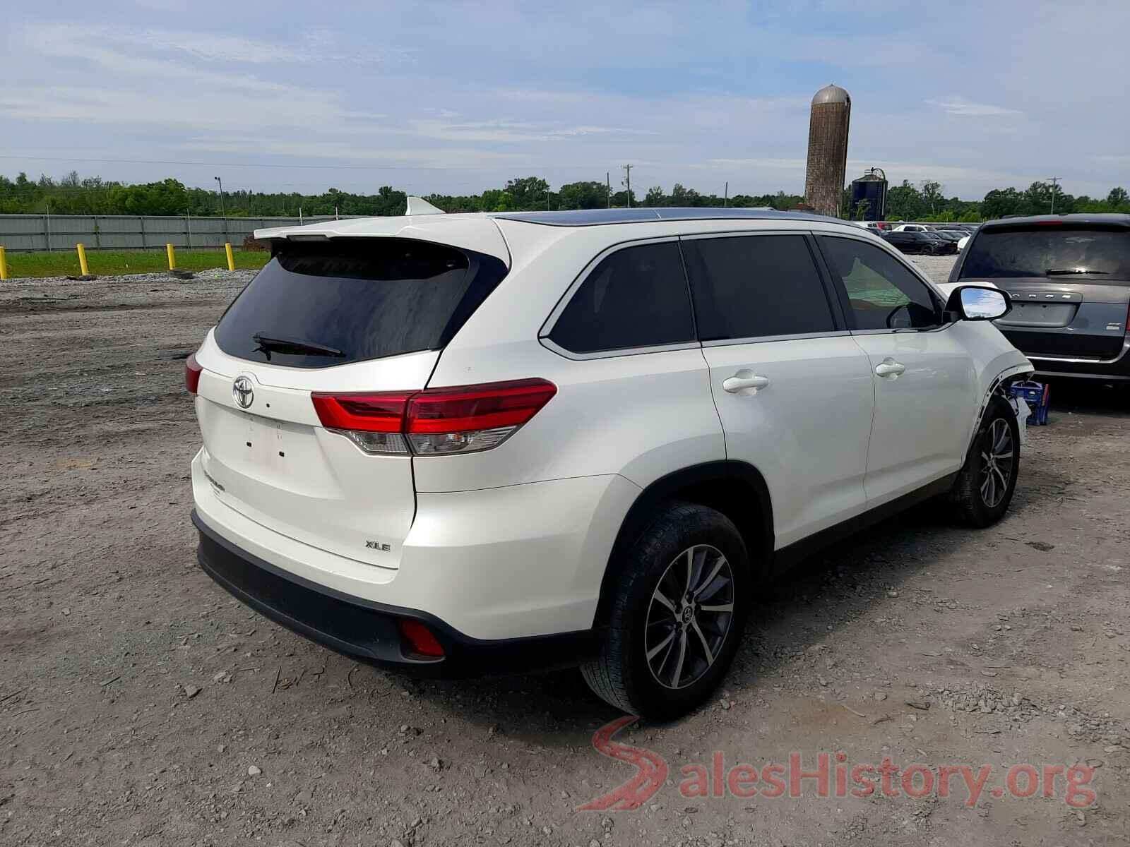 5TDKZRFH3KS312071 2019 TOYOTA HIGHLANDER