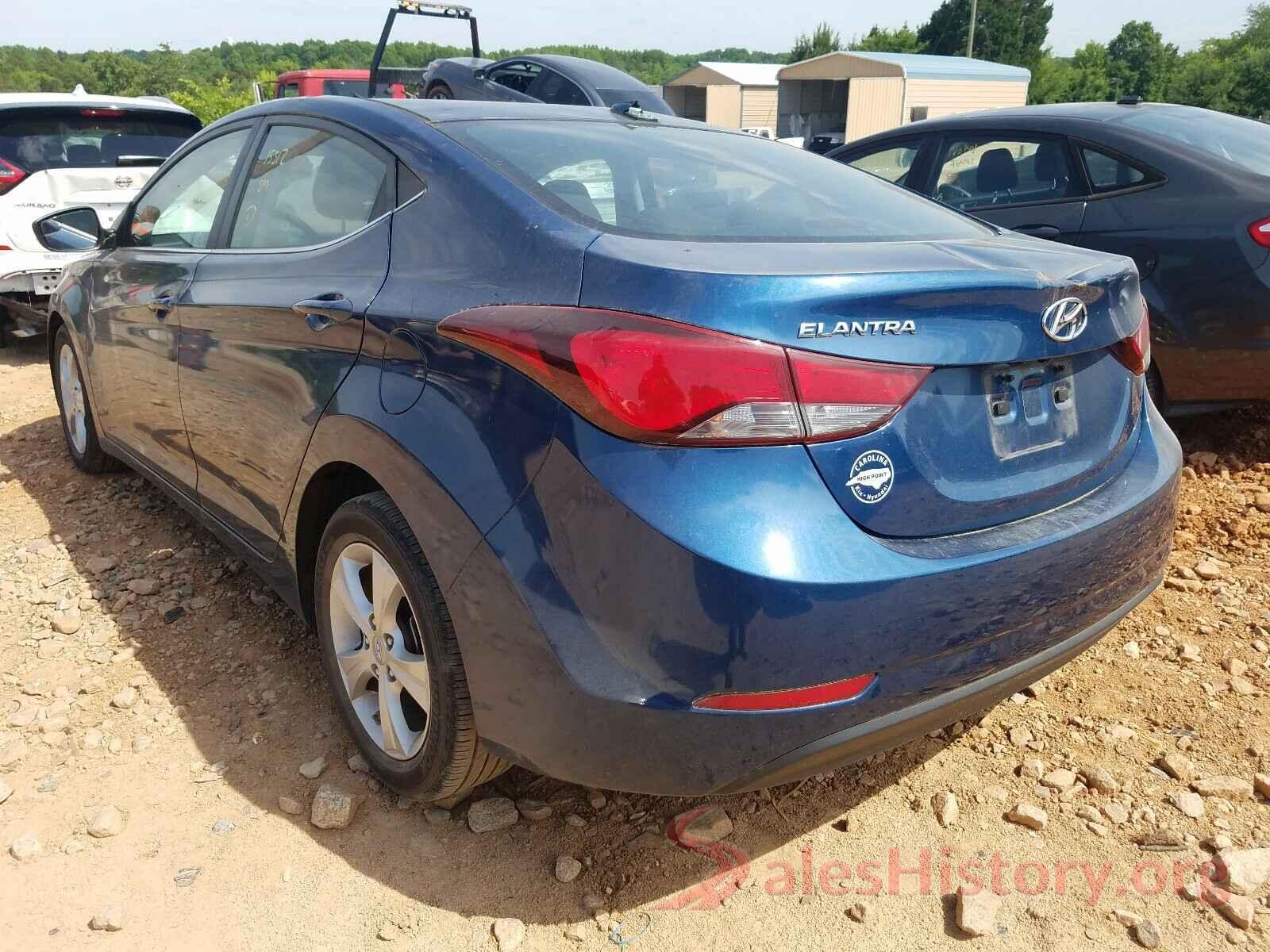 KMHDH4AE5GU628887 2016 HYUNDAI ELANTRA