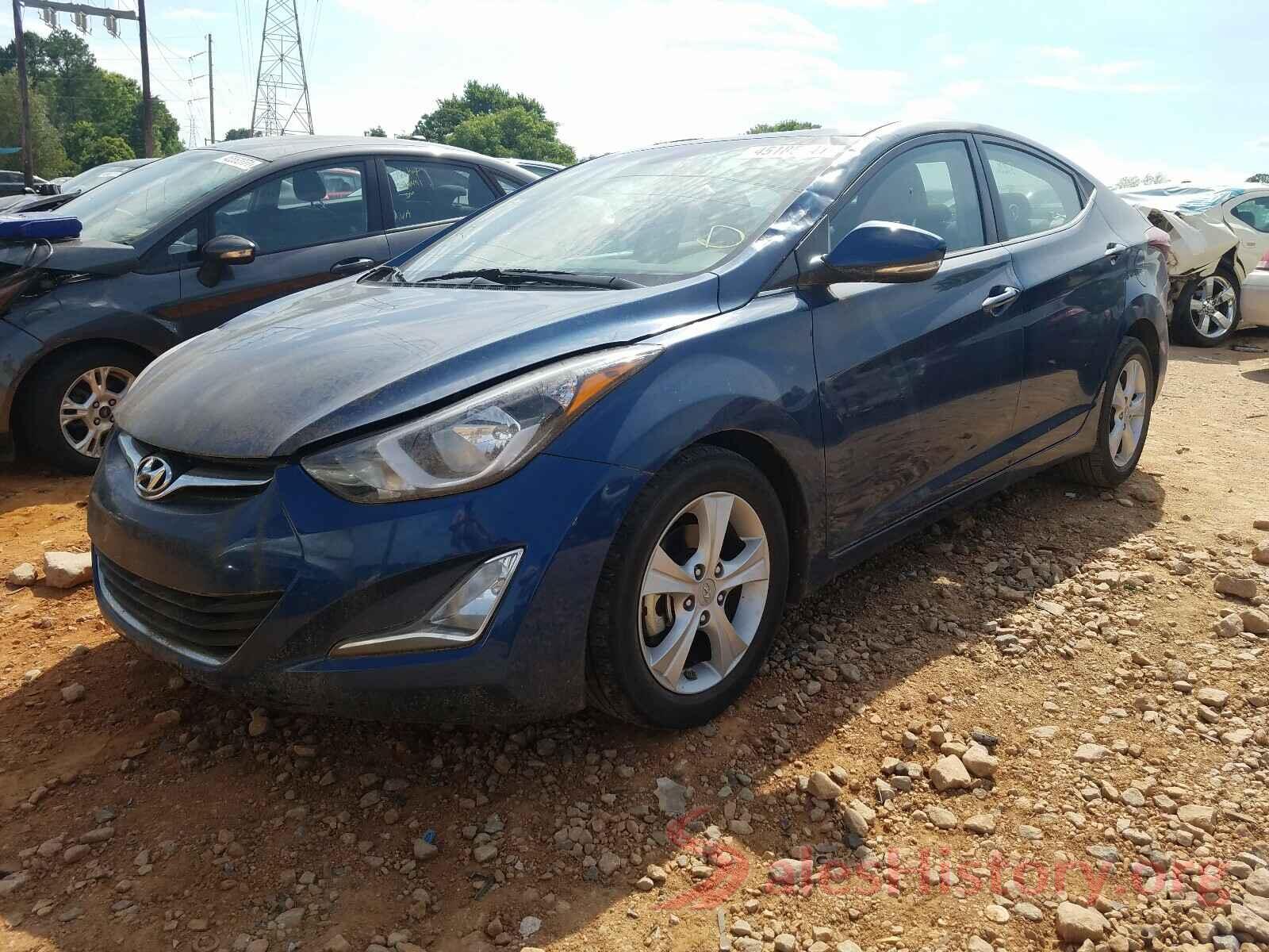 KMHDH4AE5GU628887 2016 HYUNDAI ELANTRA